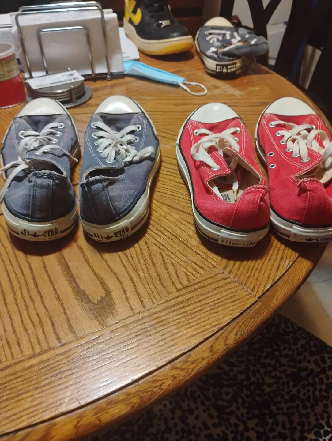 Two pairs of Converse sneakers vintage Red♥️/, Blue 💙 image indicator(4)