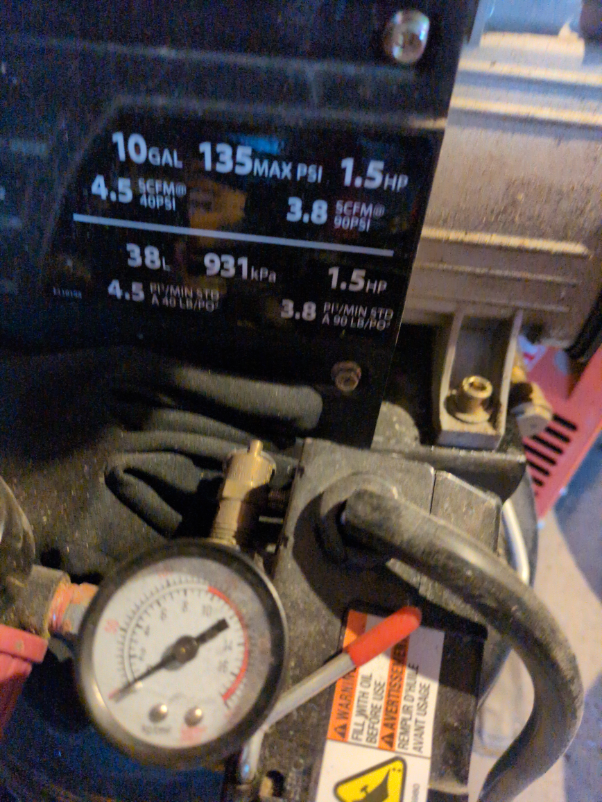 Husky 10 Gal Air Compressor - 135 PSI - photo 3