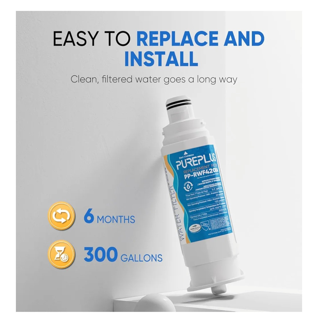 Pureplus PP-RWF4200A Refrigerator Water Filter - New - photo 5
