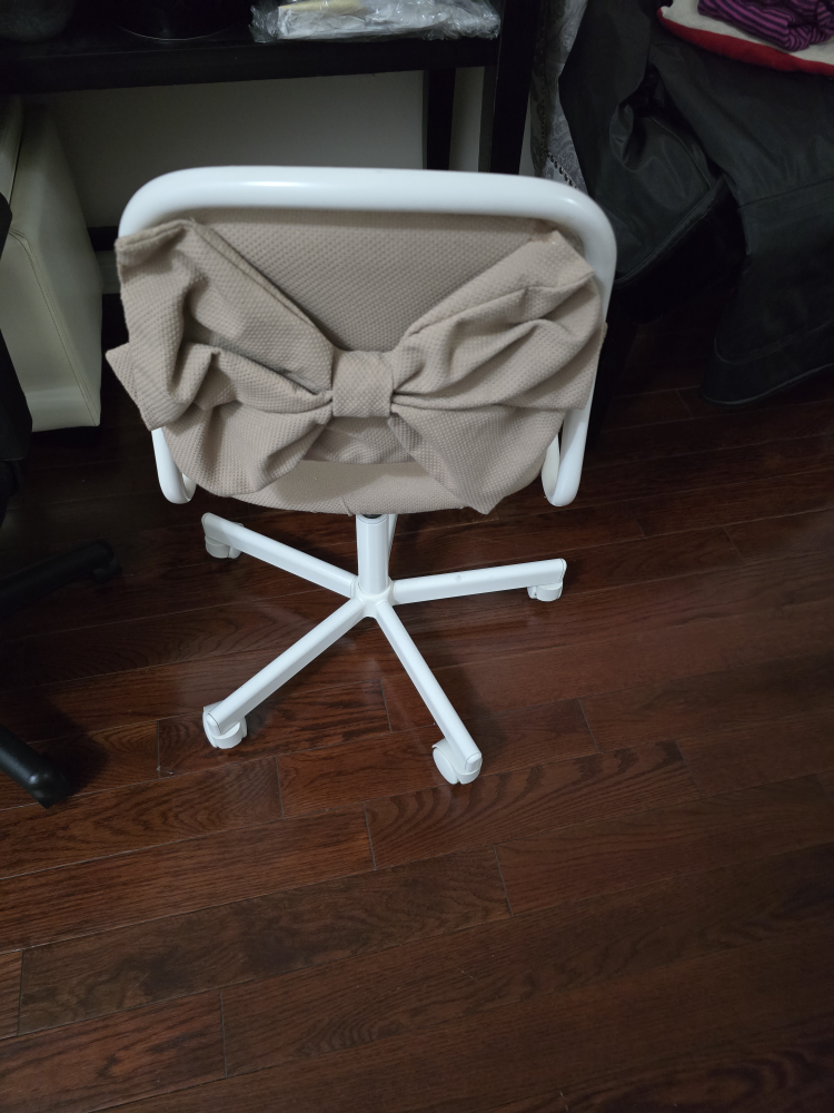 White & Beige Desk Chair - photo 2
