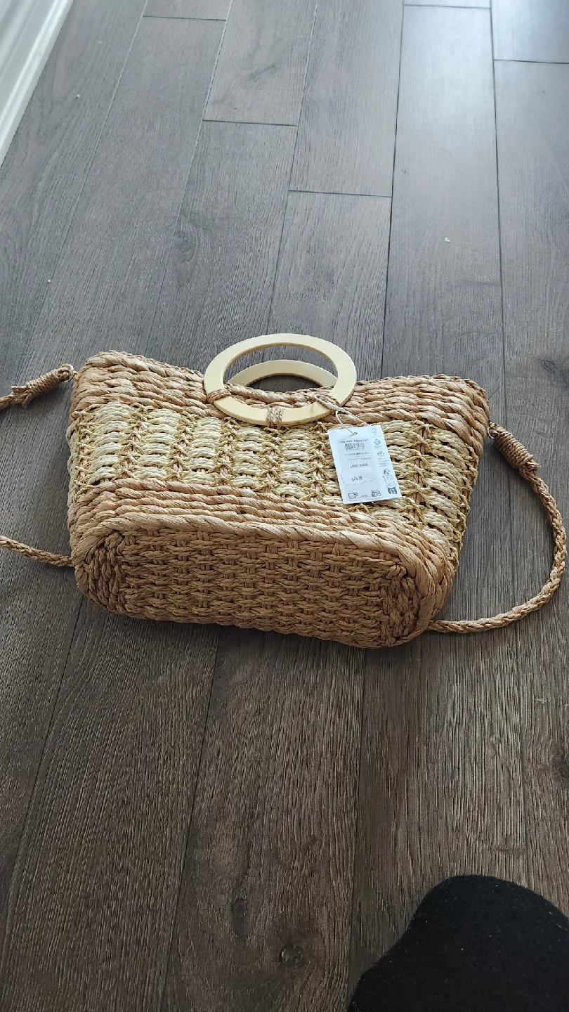 Vero Moda VMFREYA Beach Bag - Tan, One Size image indicator(2)