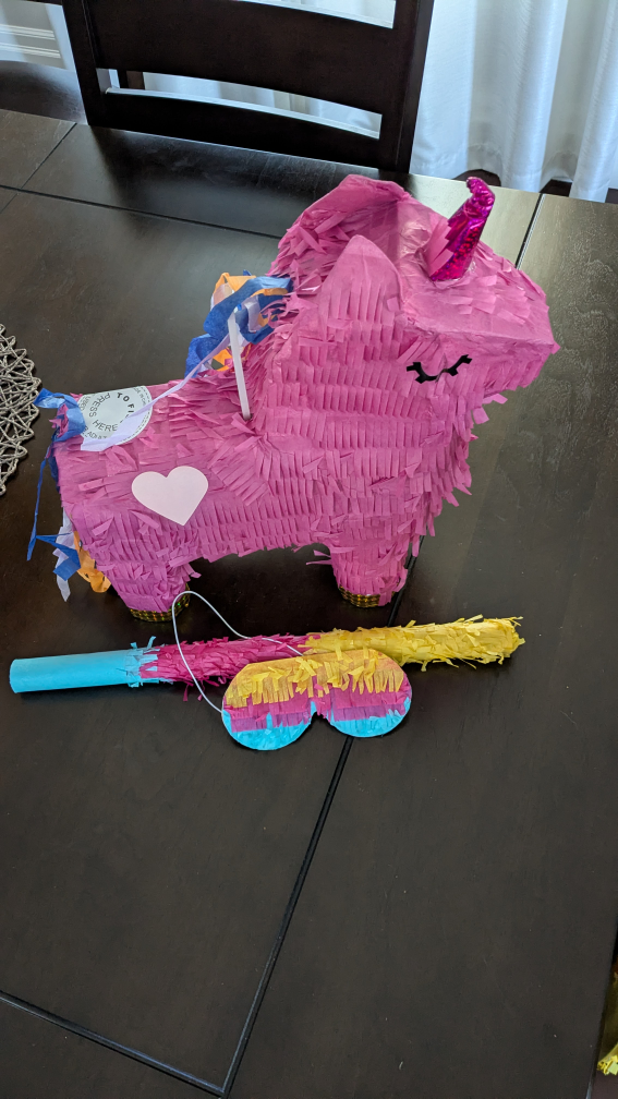 Pink Unicorn Piñata