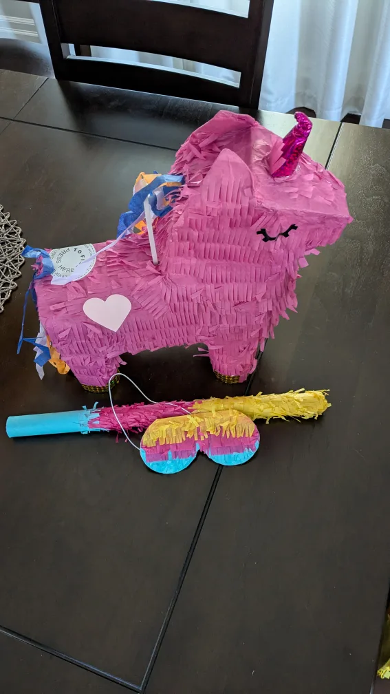 Pink Unicorn Piñata thumbnail