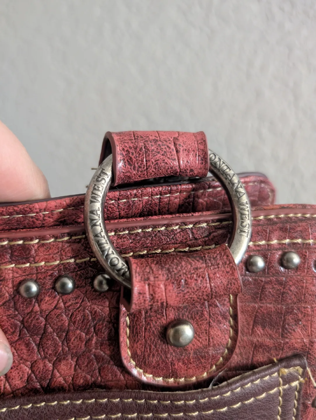 Montana West Brown Leather Purse image indicator(5)