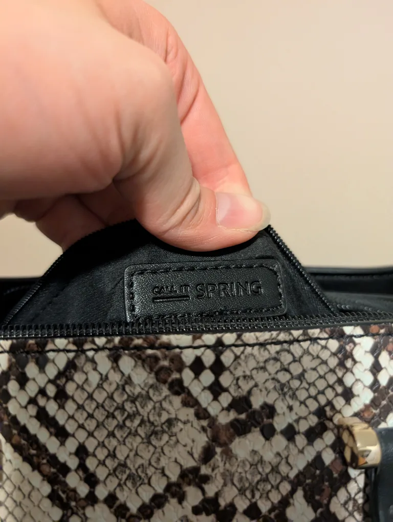 Call It Spring Snakeskin Print Purse image indicator(5)