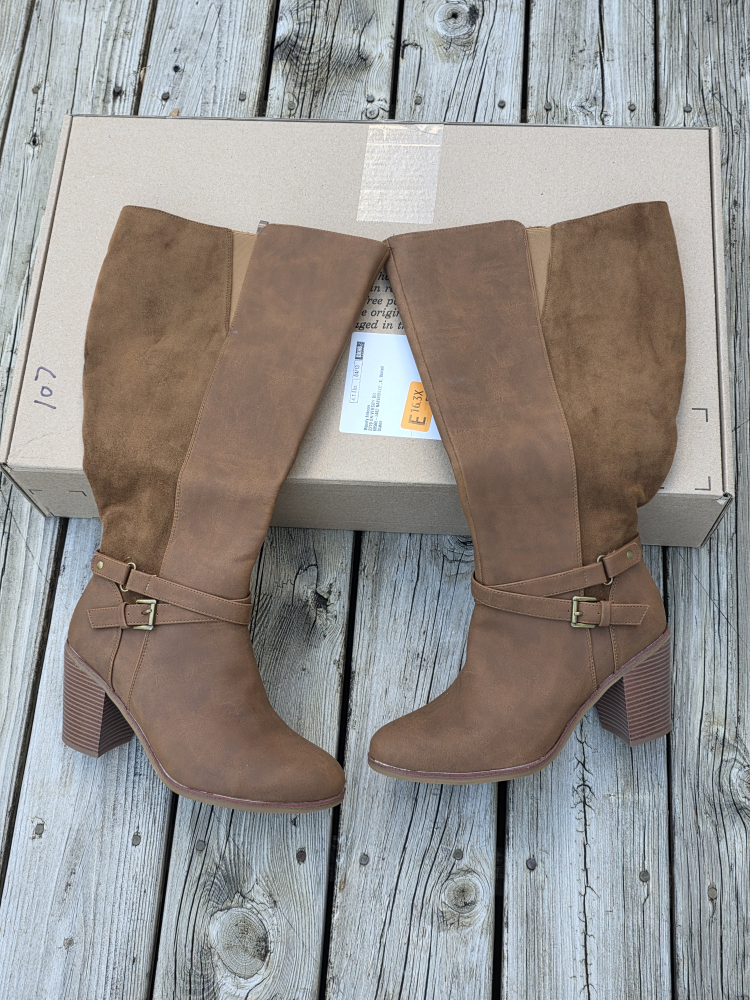 Luoika wide calf women's Boots - NEW! S. 10½ - photo 2
