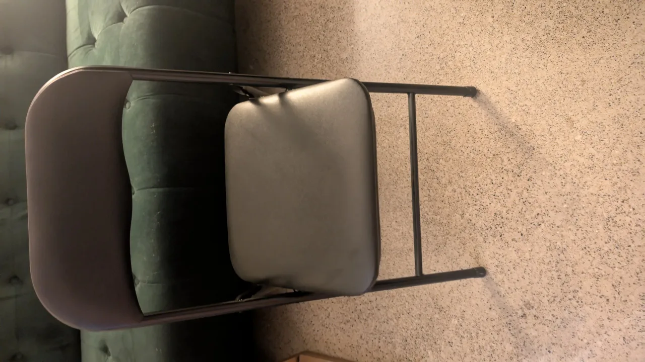Black Folding Chair - Great Condition! thumbnail