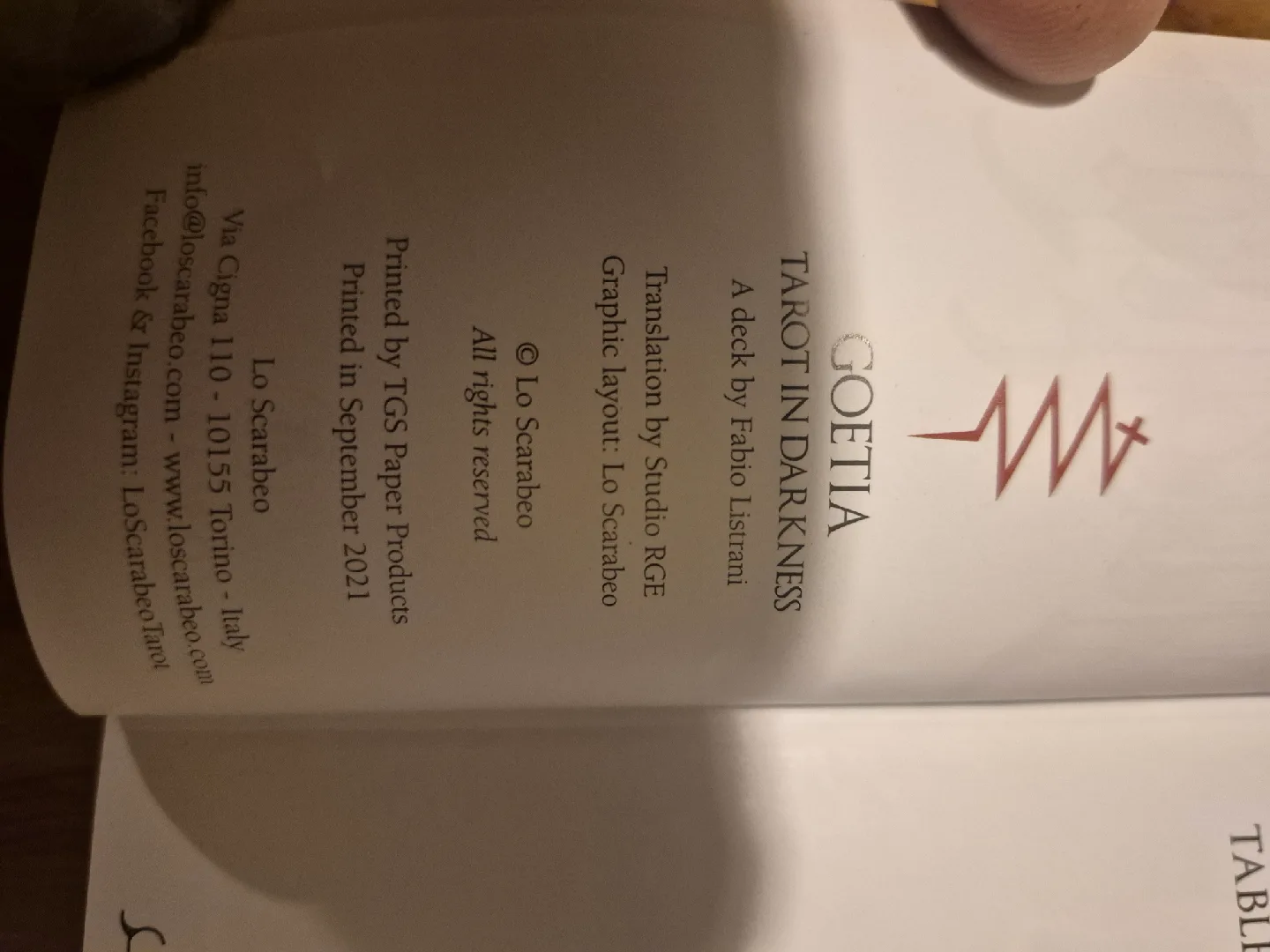 Lo Scarabeo Goetia Tarot in Darkness Deck image indicator(7)