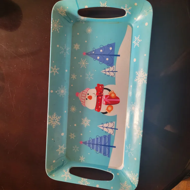 Snowman Serving Tray thumbnail