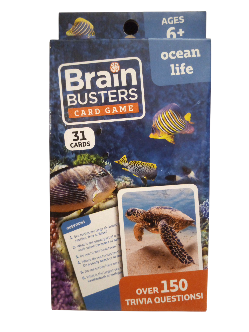 Brain Busters Ocean Life Card Game - Ages 6+