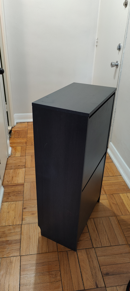 Black Shoe Cabinet