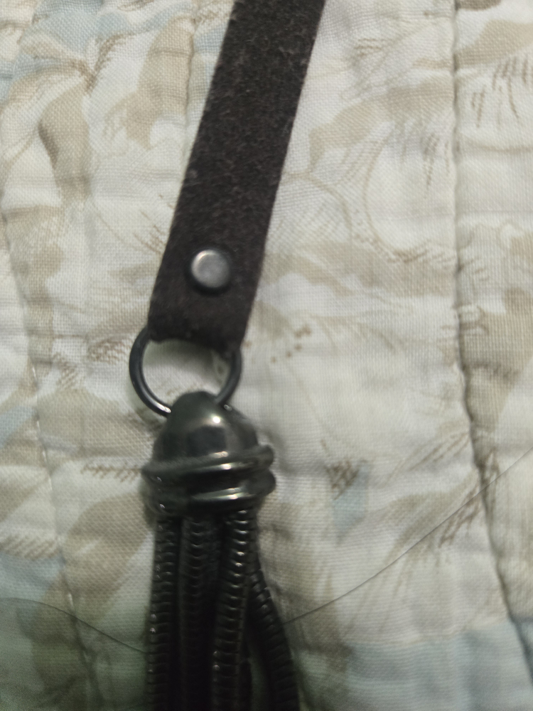 Brown Strap Gunmetal Tone Statement Necklace - photo 2