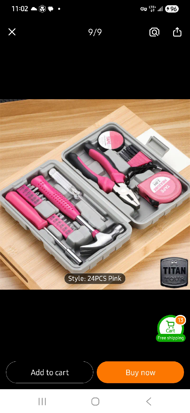 NEW Titan Tools 24PCS Pink Tool Set 🔨 - photo 2