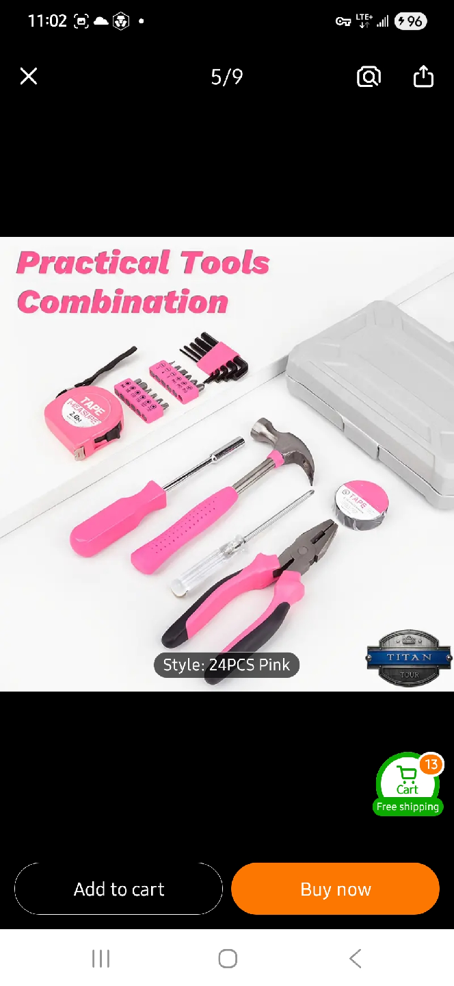 NEW Titan Tools 24PCS Pink Tool Set 🔨 - photo 4