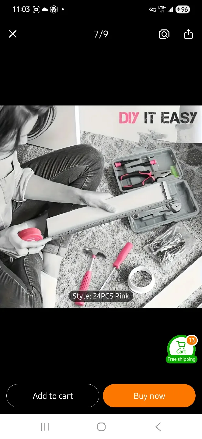 NEW Titan Tools 24PCS Pink Tool Set 🔨 image indicator(6)