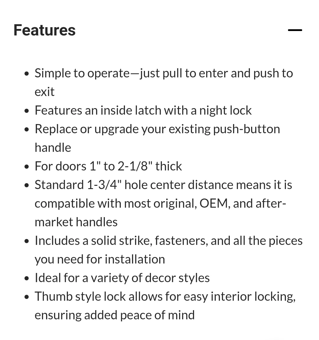 Brand New Deluxe Storm Door Pull Handle Set with Back Plate image indicator(5)