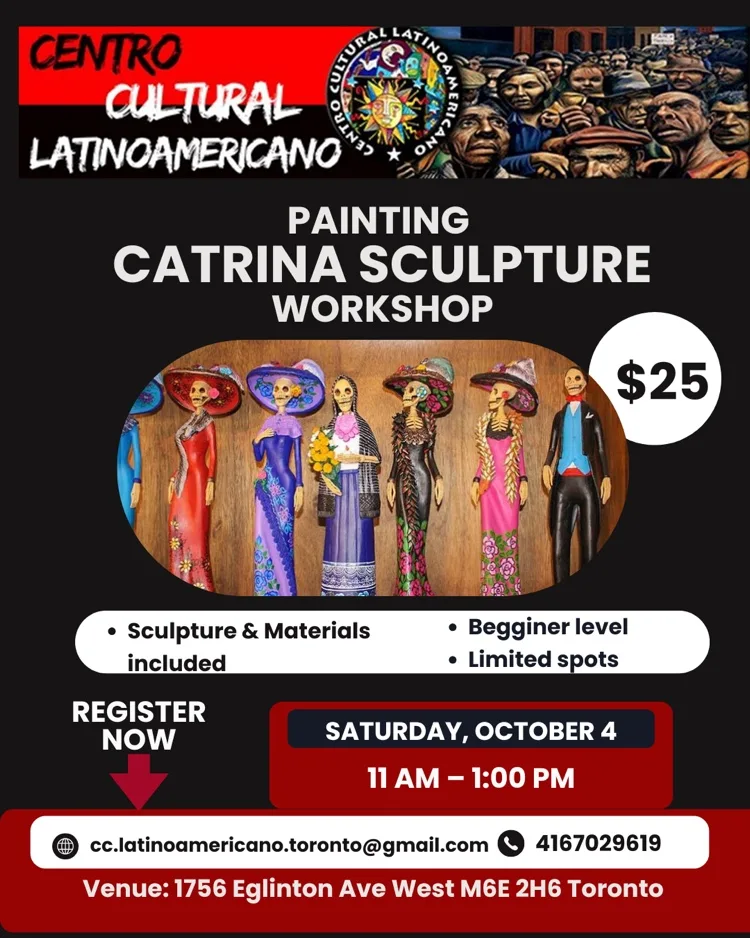 Catrina Sculpture Workshop - Oct 4 thumbnail