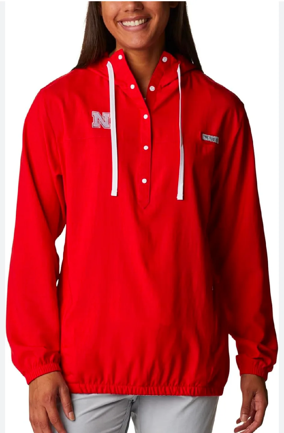Columbia CLG Tamiami Hoodie, Size L/G, Red 🥕 thumbnail