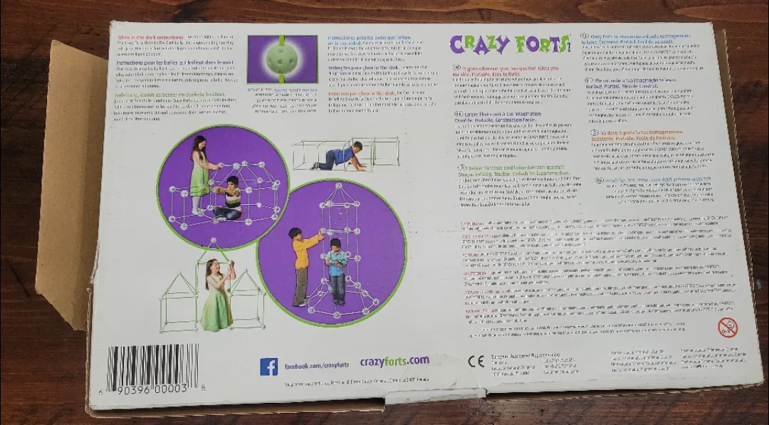 Crazy Forts Glow in the Dark Building Kit image indicator(2)