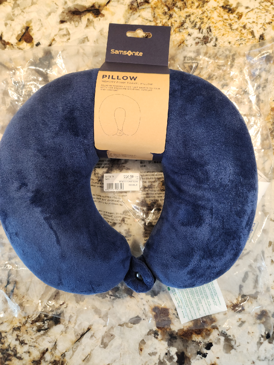 New Samsonite Memory Foam Travel Pillow