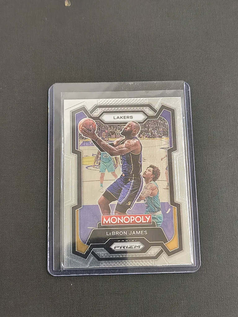 LeBron James Panini Prizm Monopoly Basketball Card thumbnail