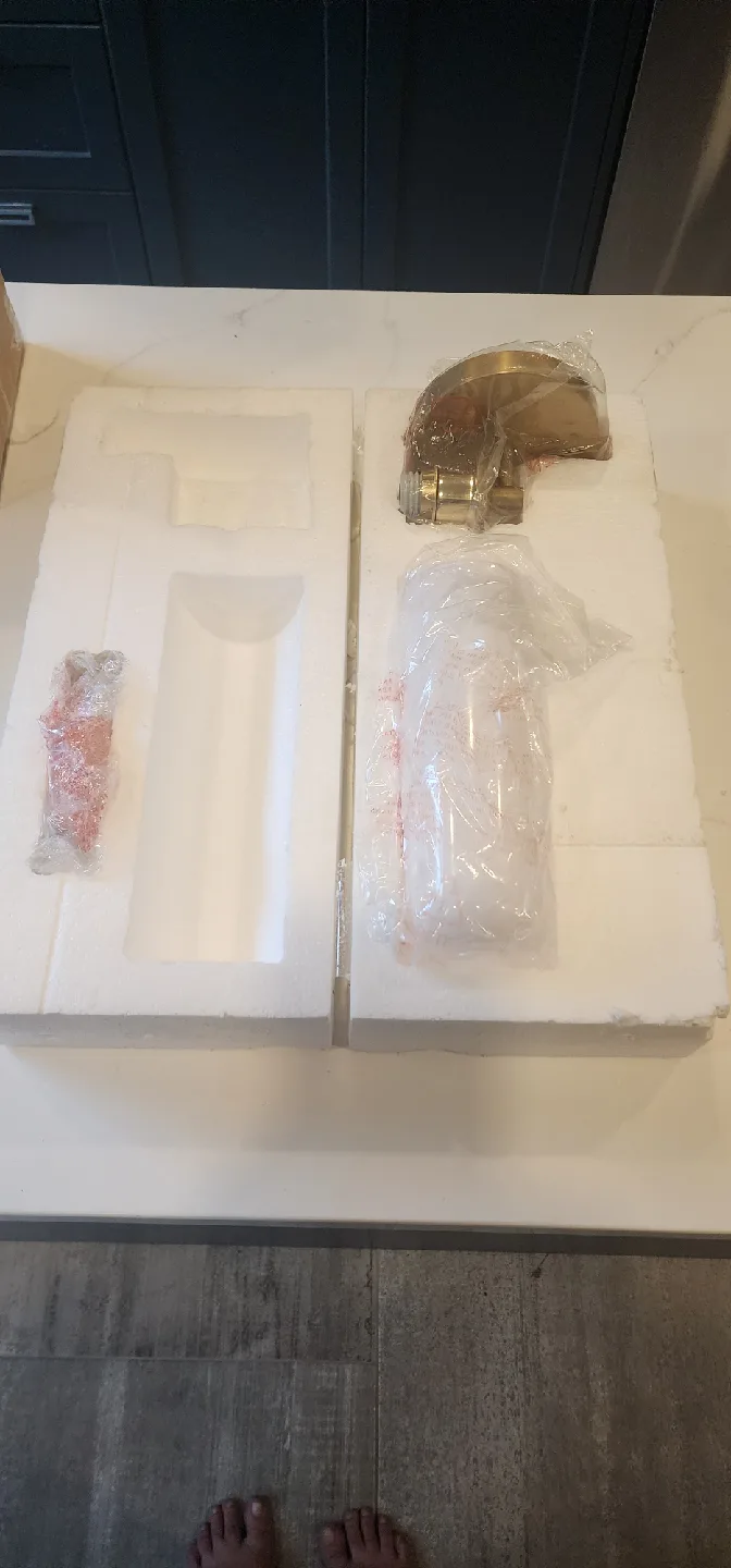 Norwalk Wall Sconce - Brass & White -Brand New in Box image indicator(7)