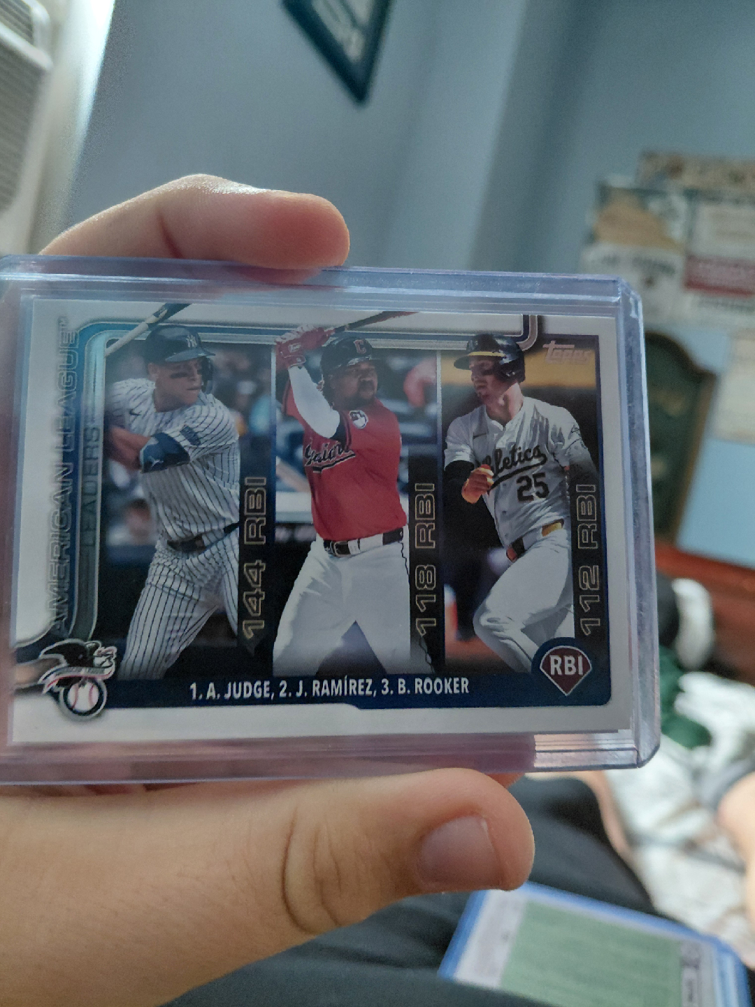 Topps Baseball Card - Judge, Ramirez, Rooker