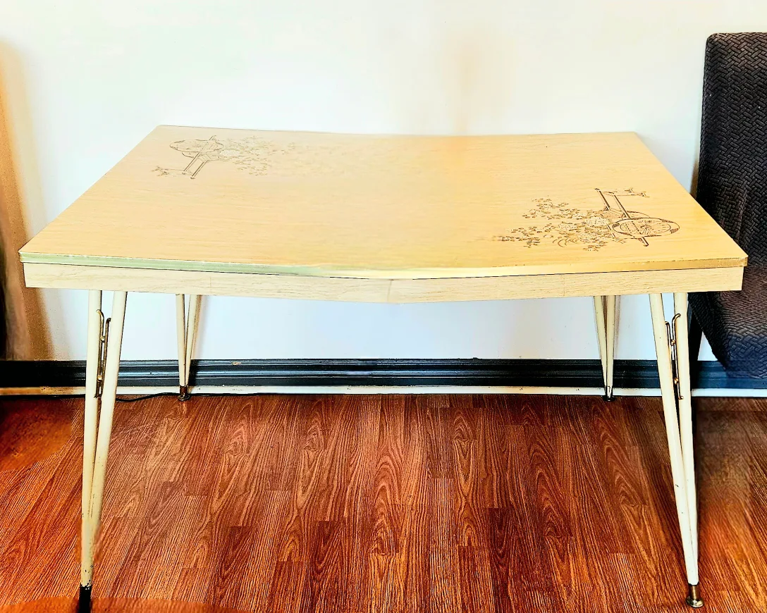 Dining Table with Floral Cart Design ✨️ thumbnail