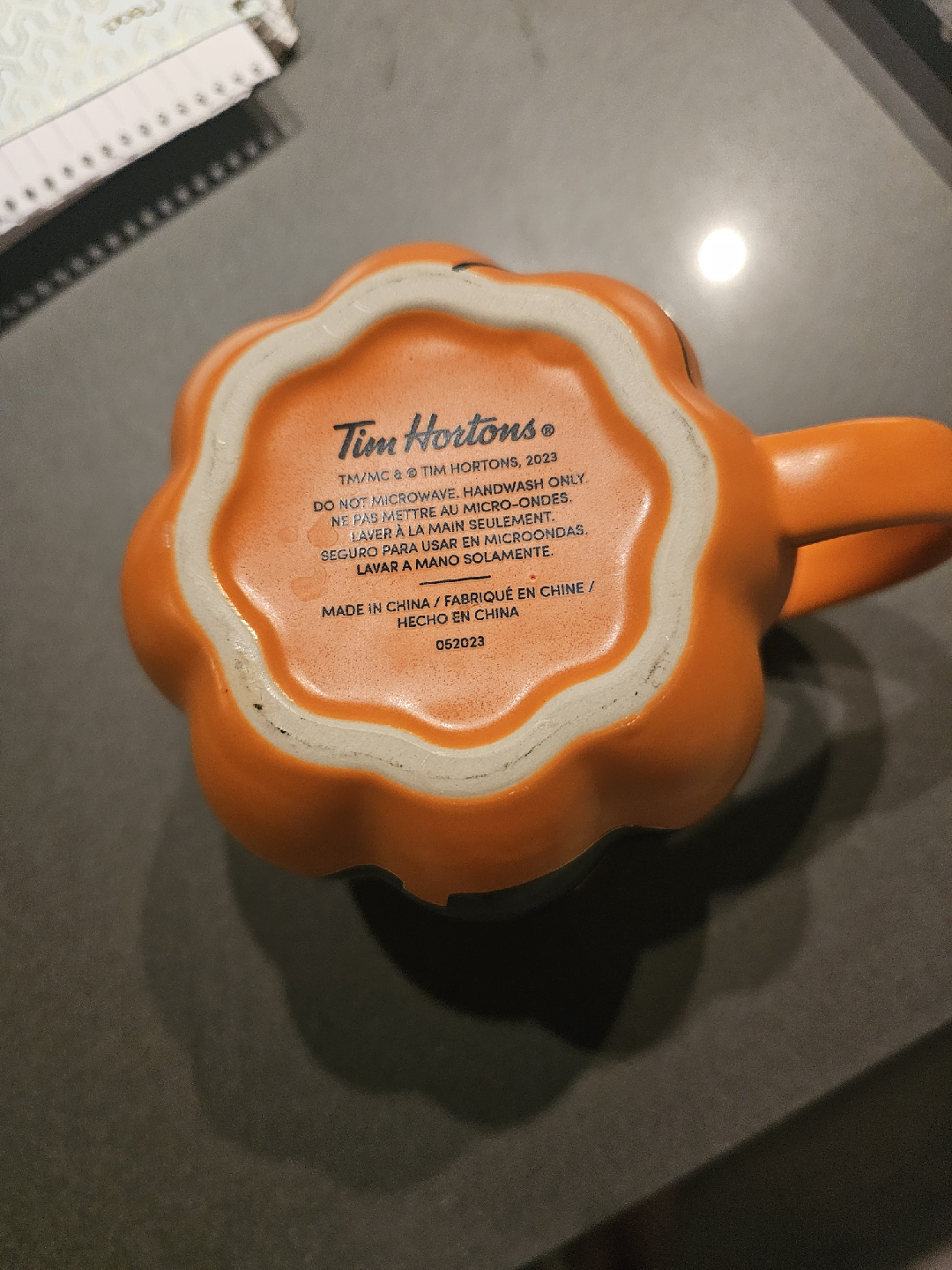 Tim Hortons Halloween Pumpkin Mug - photo 2