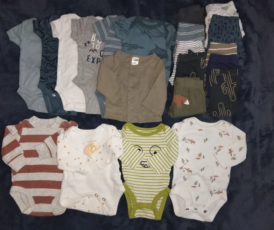 21 pcs newborn gender neutral clothes thumbnail