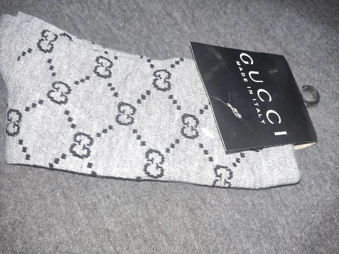 Gucci Socks - Grey - Size 22-24cm image indicator(3)