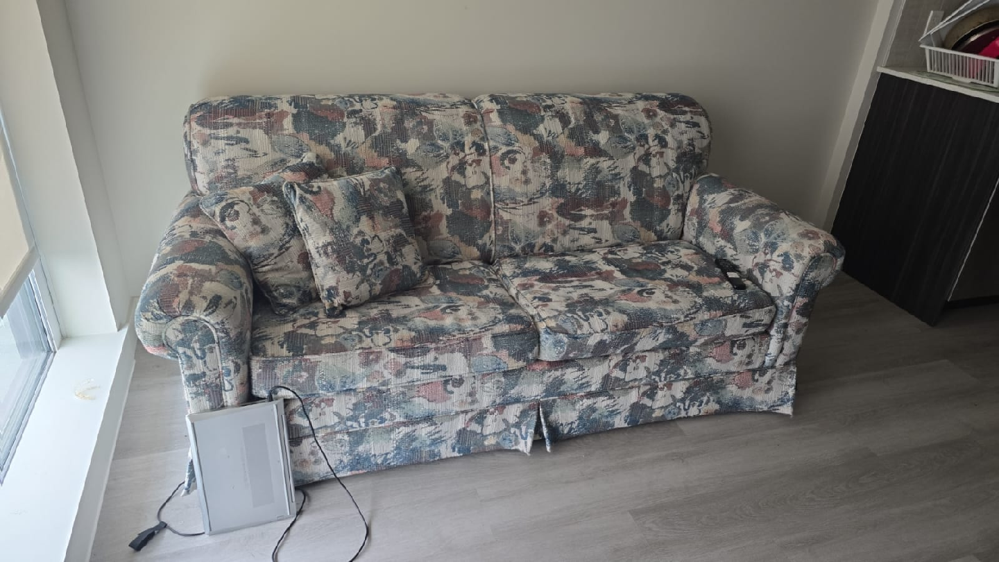Floral Pattern Sofa Bed