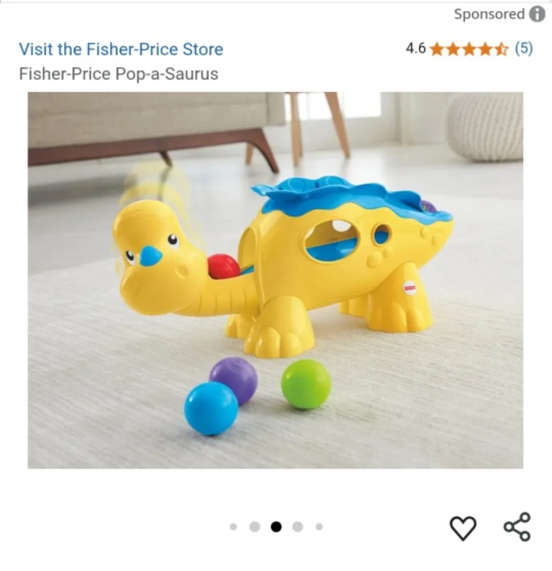 Fisher-Price Pop-a-Saurus Toy image indicator(4)