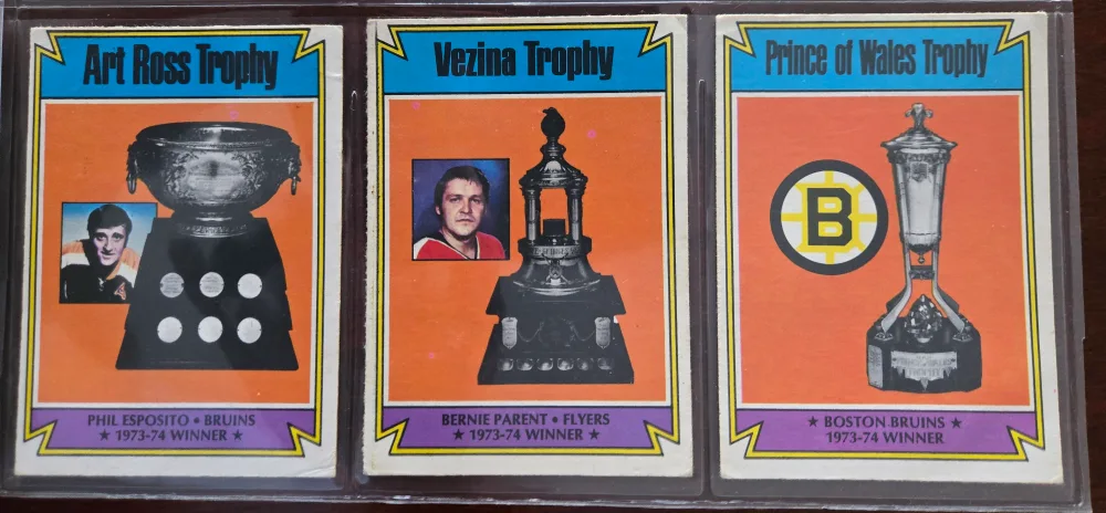 Vintage Hockey Trading Cards - N. Ullman Decal Edge image indicator(7)