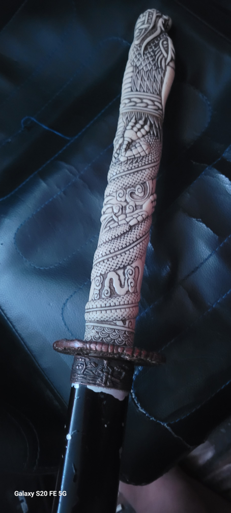 Decorative Sharp Stainless Steel Dragon Katana - photo 3