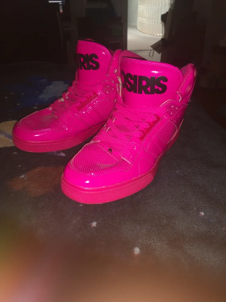 Osiris Pink High-Top Sneakers thumbnail