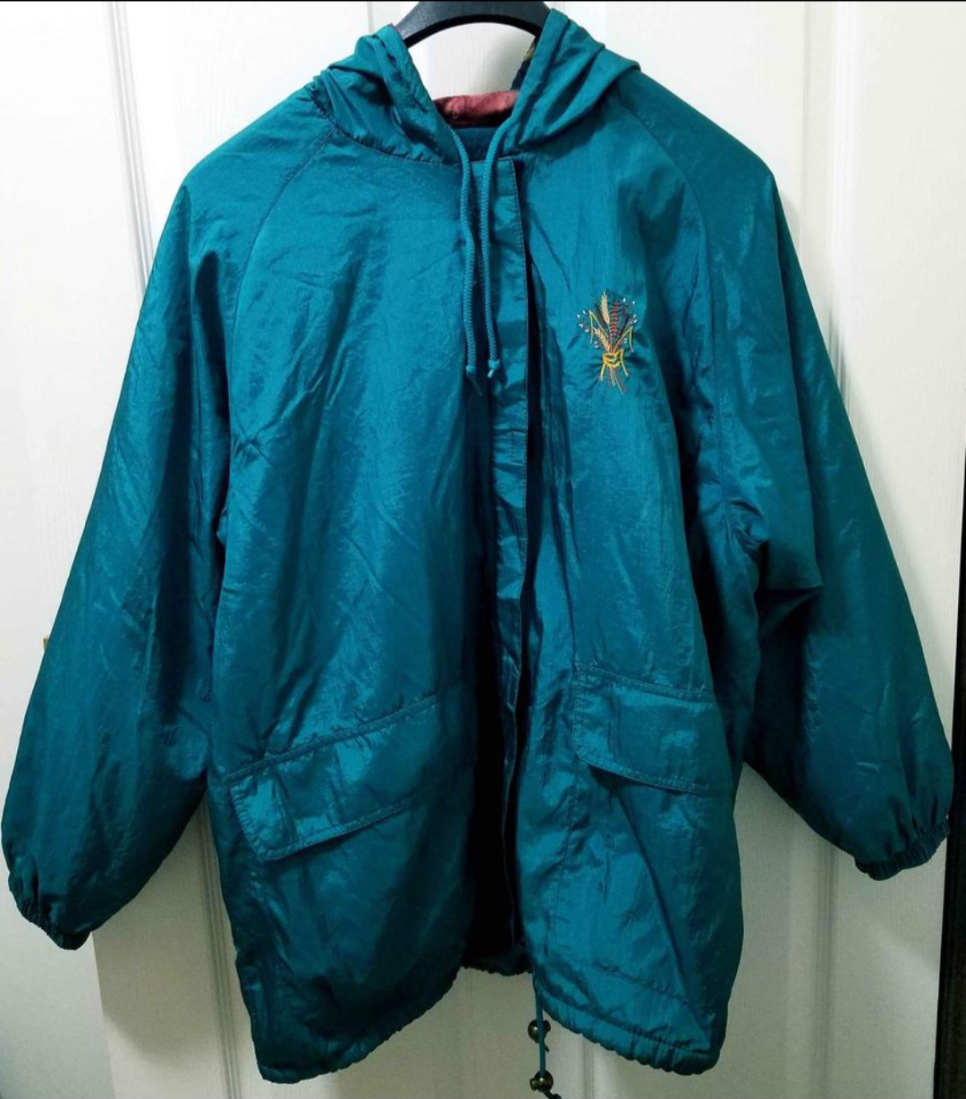 🧥Teal Reversible Hooded Jacket 🧥