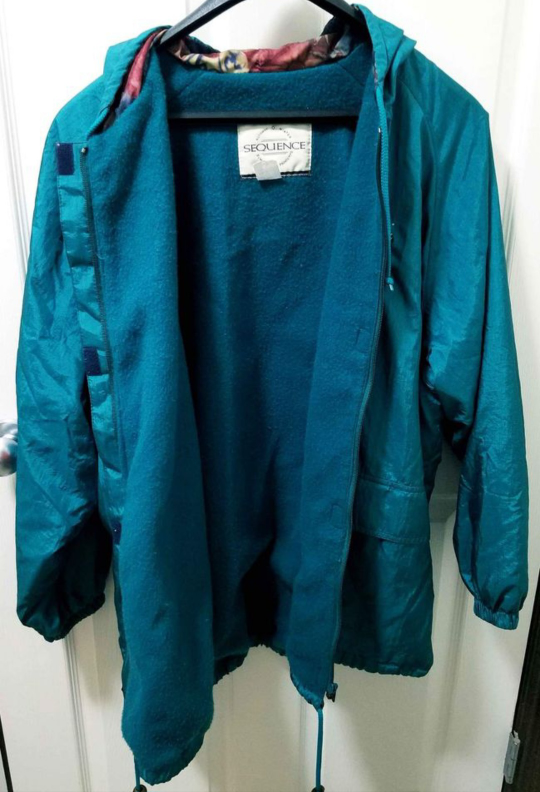 🧥Teal Reversible Hooded Jacket 🧥 - photo 4