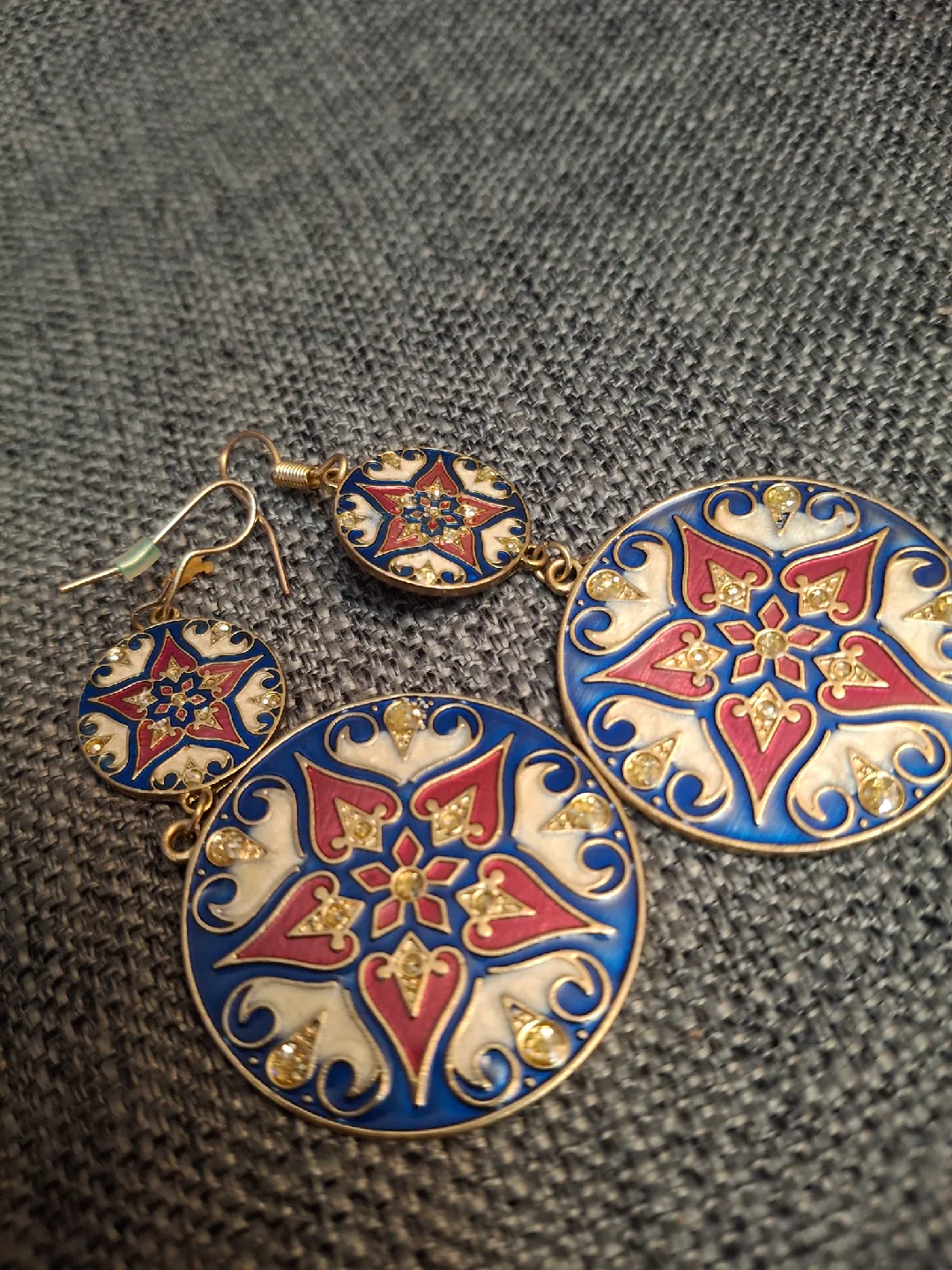 Enamel Dangle Earrings thumbnail
