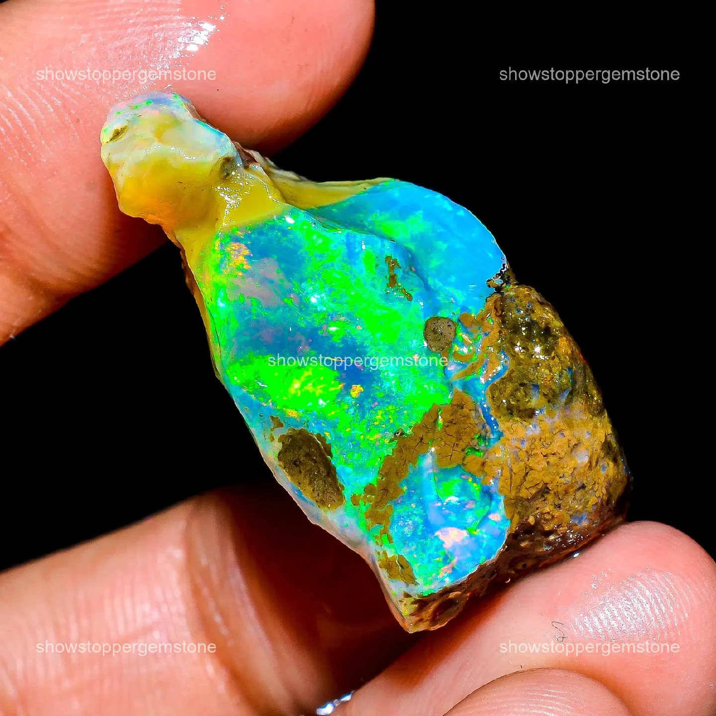 37ct Exceptional Quality Rough Opal (See Video) thumbnail