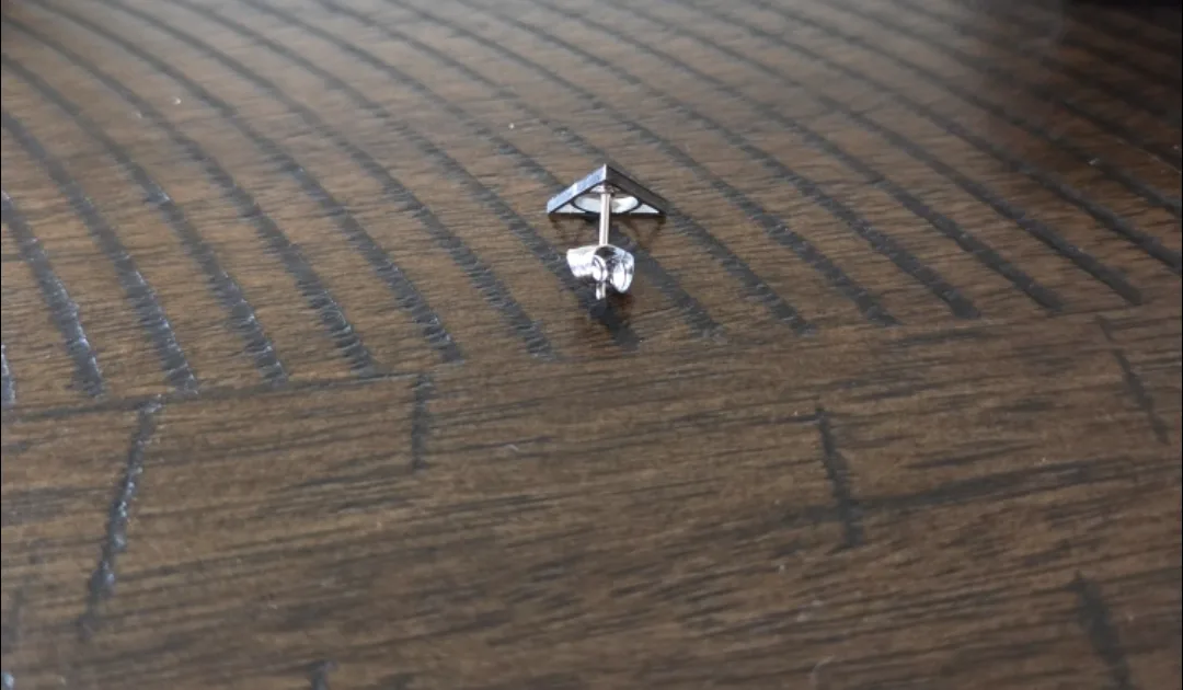 Harry Potter Deathly Hallows Stainless Steel Earrings image indicator(3)