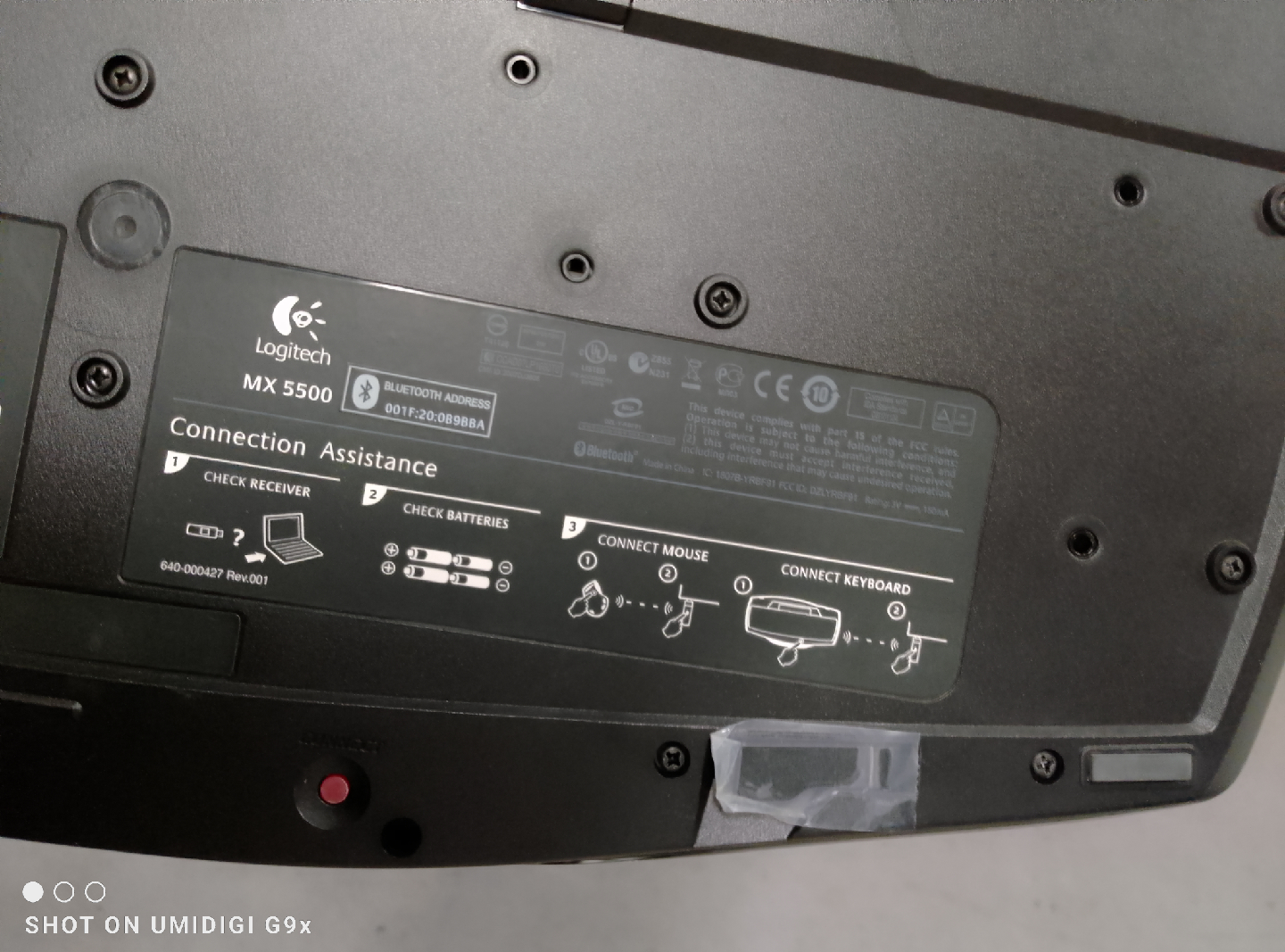 Logitech MX 5500 Wireless Keyboard - photo 3