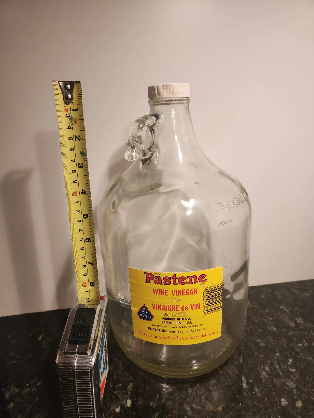 Free Empty Wine Vinegar One Gallon Glass Jug image indicator(2)