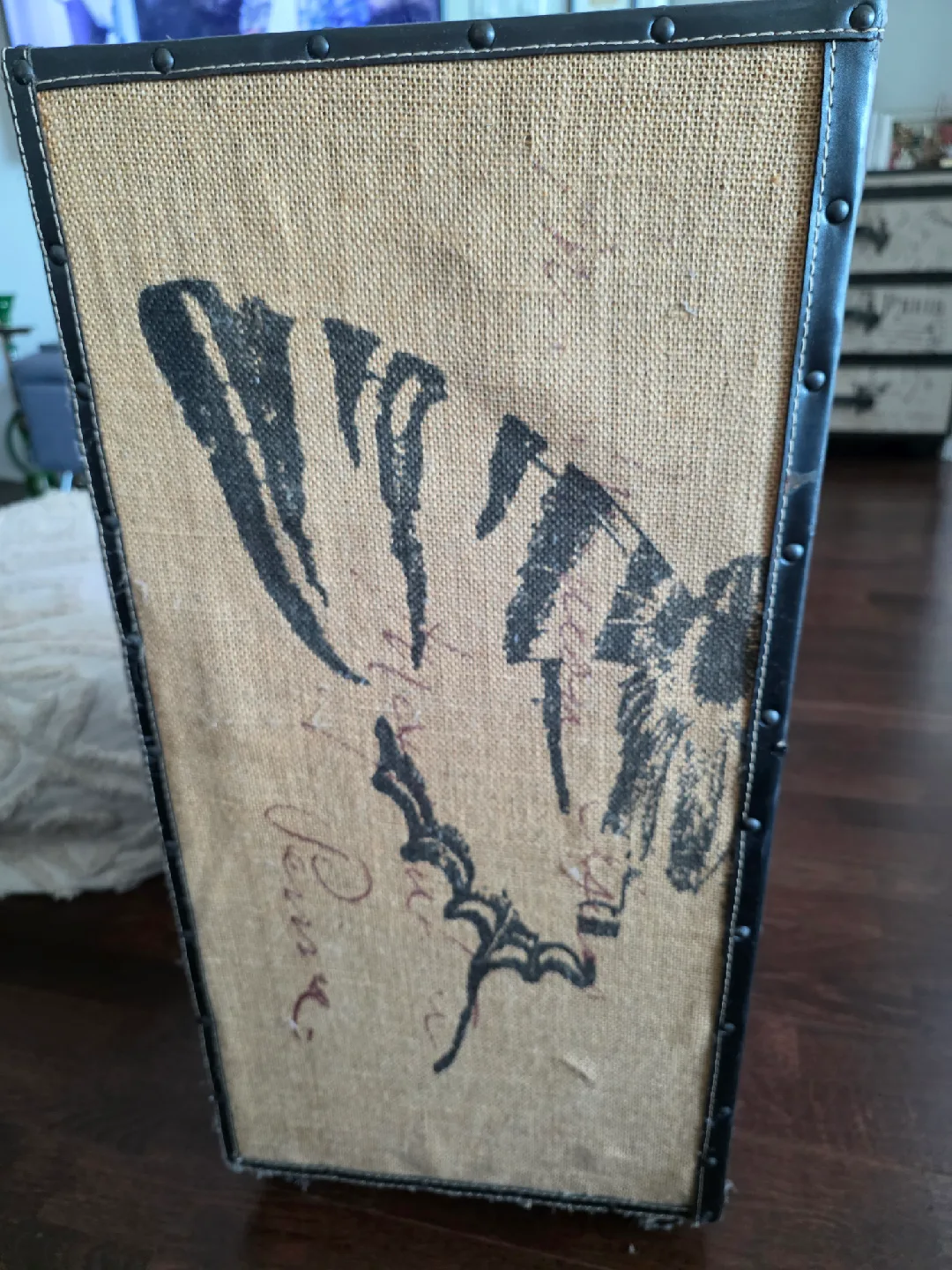 Decorative Trunk Style Side Table -  14x18x28 image indicator(4)