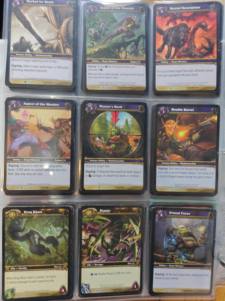 World of Warcraft TCG Cards (Hunter) - photo 4