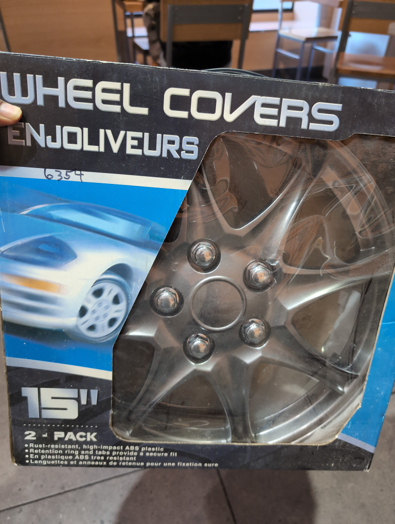 Wheel Covers Enjoliveurs 15" 2-Pack