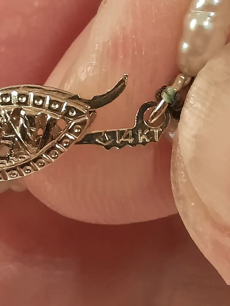 Pearl Necklace 14K Gold Clasp image indicator(6)