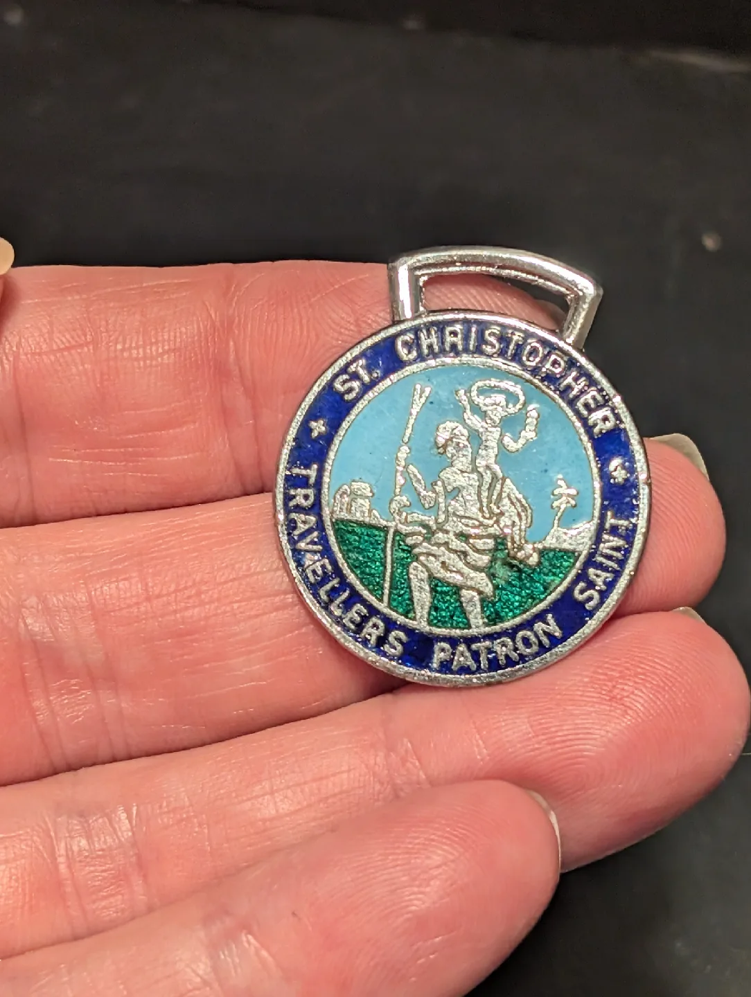 St. Christopher Traveller's Patron Saint Medal image indicator(5)