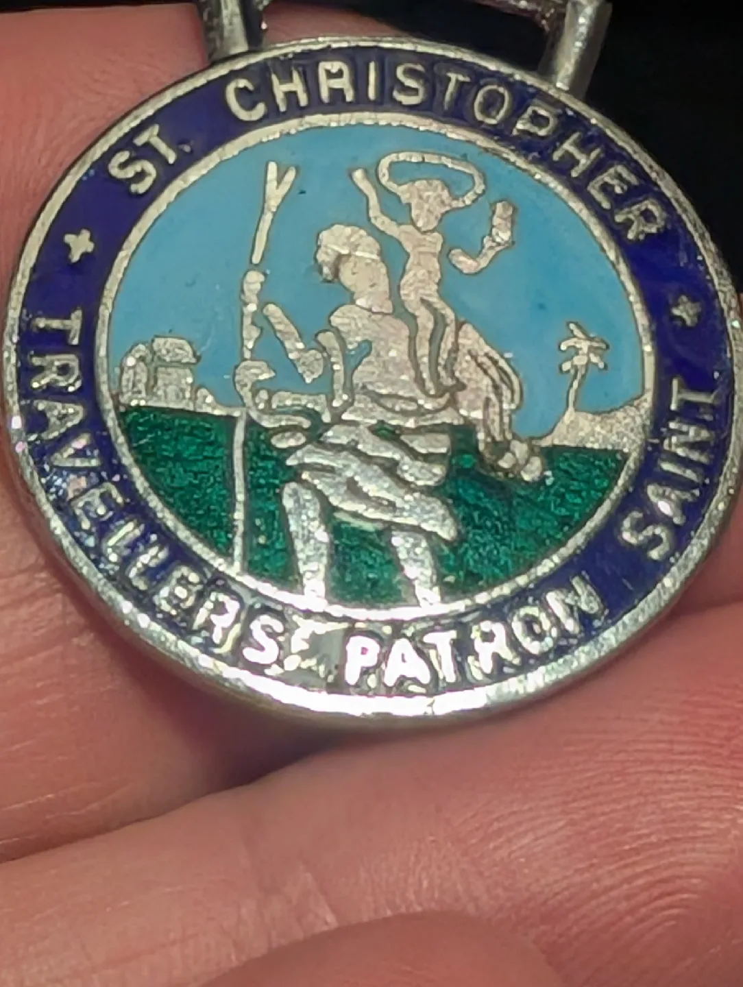 St. Christopher Traveller's Patron Saint Medal image indicator(6)