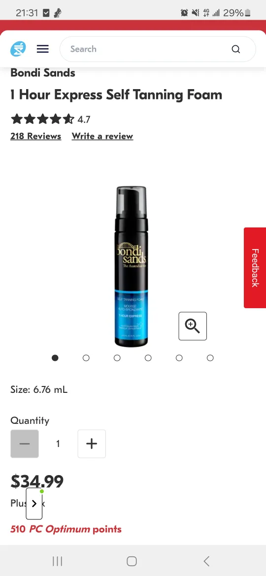 Bondi Sands 1 Hour Express Self Tanning Foam/ Application Mitt image indicator(2)